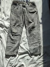 Stunning Black And White Levis Stone Wash Jeans | 36x32 | Made In USA