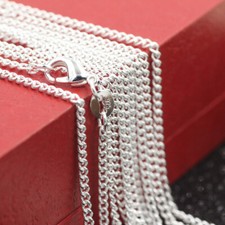 10Pieces 925 Silver Chain 2mm