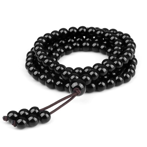 Onyx prayer beads - onyx,