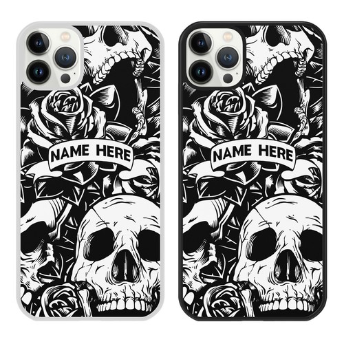 Personalised name skulls and - name,