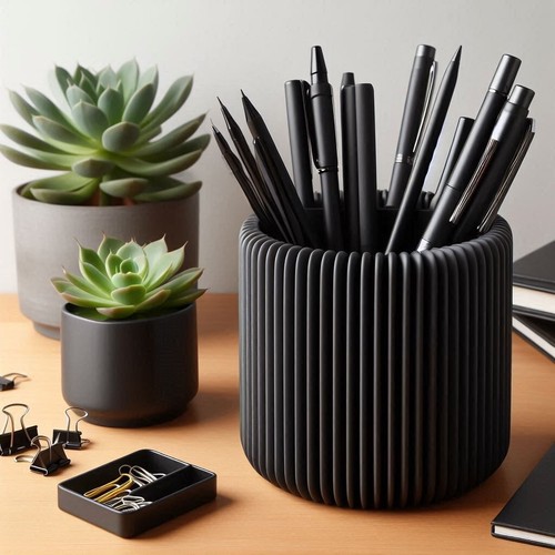 Modern pencil pot pen holder - pot,