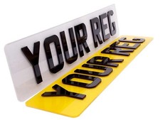 Number Plates - | 2D | 3D | 4D
