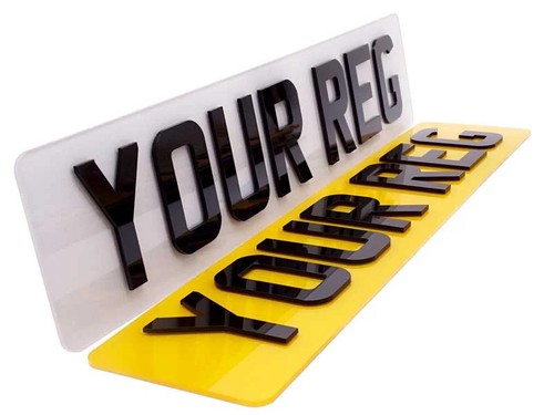 Number plates 3d - |, 4d