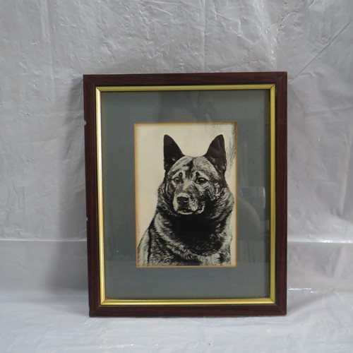 Vintage framed print - print, a