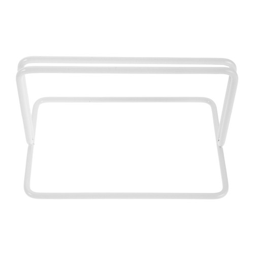 White metal freezer - white,