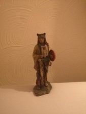 American Indian Cheif Sculpture Statue Native Figurine