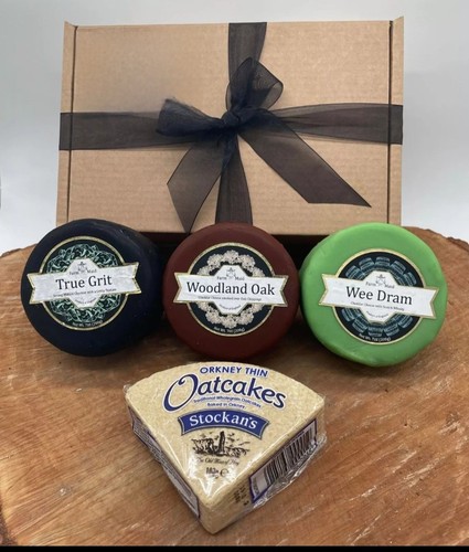 Cheese hamper waxed truckles - cheese,