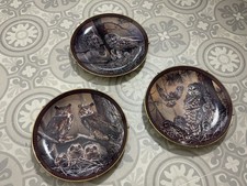 VTG Owl family plate x 3