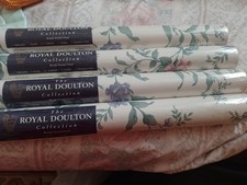 Vintage Royal Doulton Vymura Wall Paper Ashbourne Design X 4 Rolls