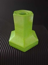 Ruskin Pottery Apple Green Candle Holder 1930