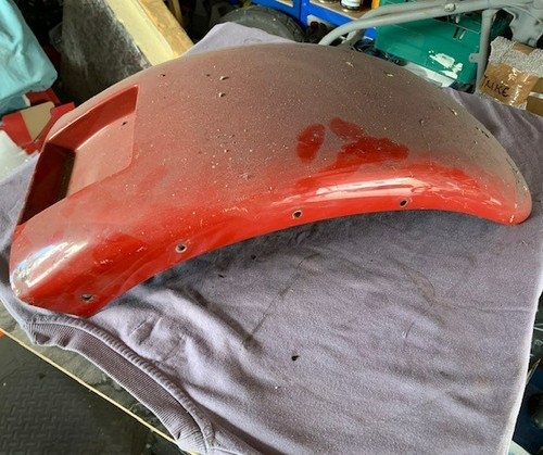 Fibreglass rear fender - fender, for