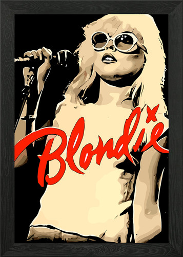 Blondie pop art - pop, portrait