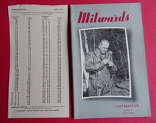 A VINTAGE MILWARDS FISHING CATALOGUE FOR 1956-7