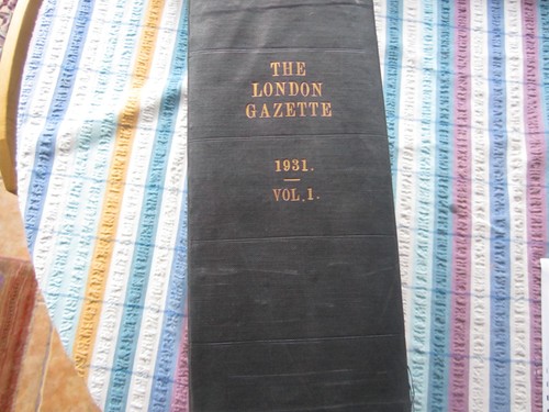 The london gazette newspaper - london,