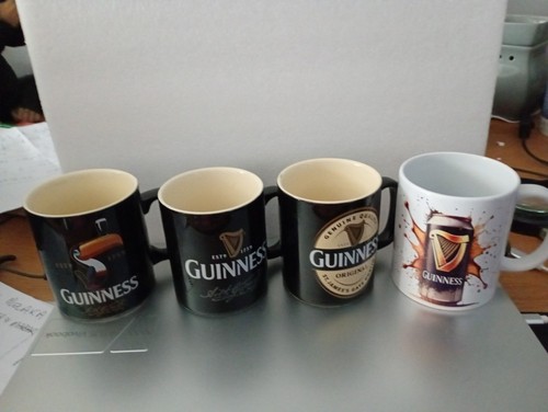 Guinness mugs selling my - 4, x