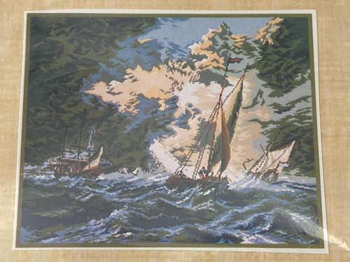 Gobelin pictoral embroidery - gobelin,