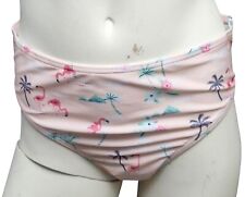MARKS & SPENCER Kids Girls Swimwear Pink Tropical Bikini Bottoms 12-13 Years