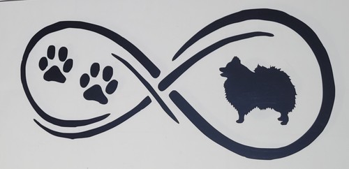 Pomeranian dog vinyl - 1x,