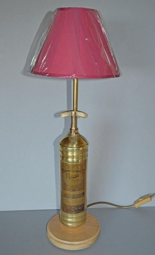 Vintage brass pyrene fire - brass,