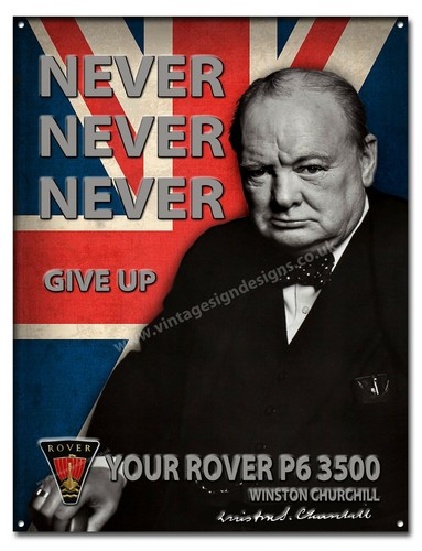 Never give your - never,