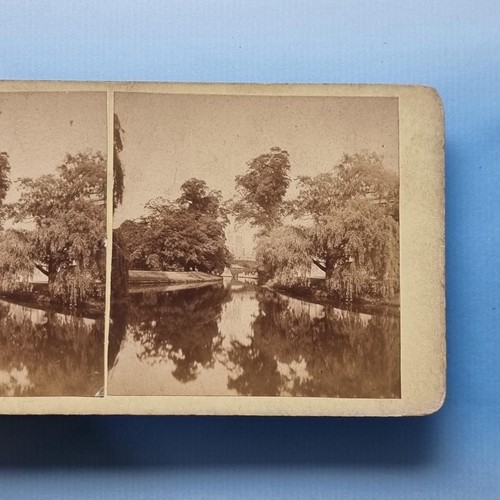 Cambridge stereoview c1870 - cambridge,