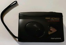 Genexxa SCP-810 Voice Activate Cassette Player/Recorder With Speaker WORKING