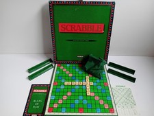 Vintage 1988 Scrabble Deluxe Turntable Board Game ***No Timer*** FREE P&P