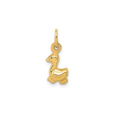 14k Yellow Gold Duck Charm