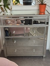 Next Fleur Mirrored Glass &