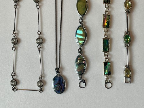 Silver tone jewellery - silver, 5