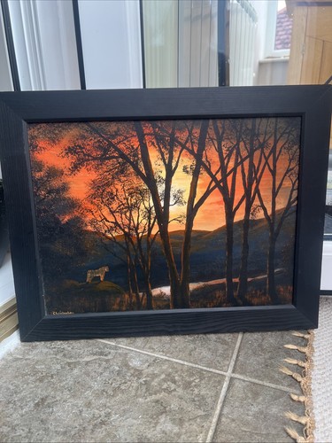 Original oil painting board - painting, on