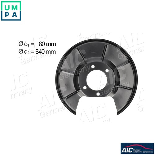 Splash guard brake disc 56325 - brake,