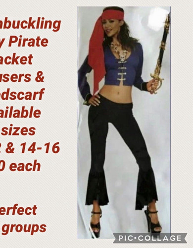 Pirate ladies fancy dress - pirate,