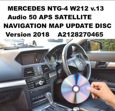 Map update for Mercedes Benz NTG4 212 v13 AUDIO 50 APS  satellite navigation DVD