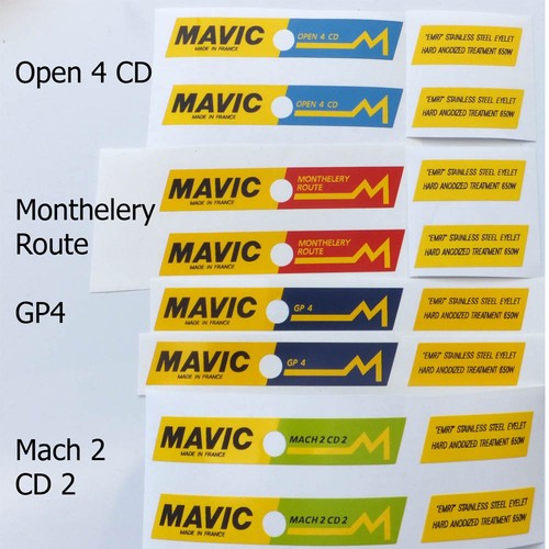 Mavic rim decal choices one - mavic,