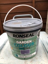 Ronseal Garden Colour Paint - Slate Grey - 5 Litres - Opened But Full