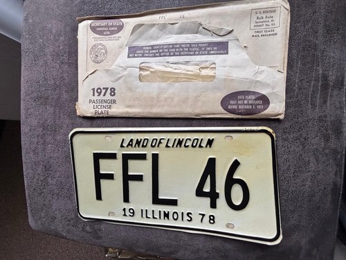 1978 illinois usa license - illinois,