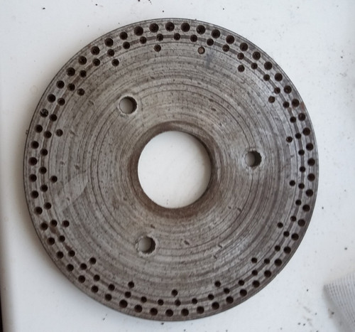 Dividing head index plate