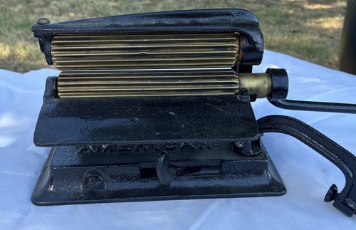 Antique american machine cast - antique,