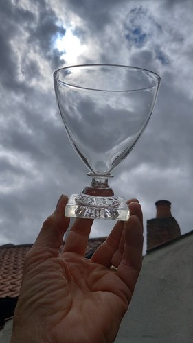 Antique georgian glass rummer - georgian,