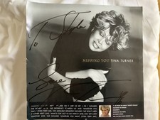 Missing You Advertising Poster Signed by Tina Turner (Dedicated)