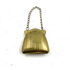 Antique Brass Coin Purse Small