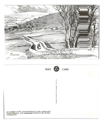 Vintage postcard malham - vintage,