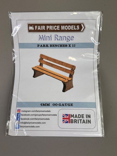 Park wooden benches - x,