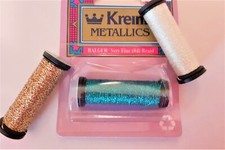 Kreinik Very Fine Braid  #4 Braid Various colours incl Vintage Japan High Lustre