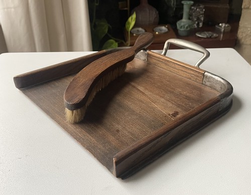 Vintage antique wooden crumb - vintage,