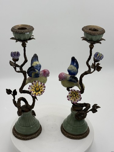 Polychrome ormolu porcelain - polychrome,