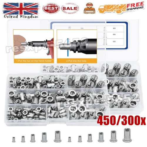 450pcs aluminum rivet nut - 450pcs,
