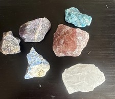 100g mixed raw Crystals Stones