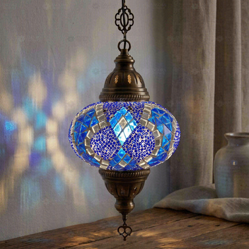 Blue turkish mosaic - blue,